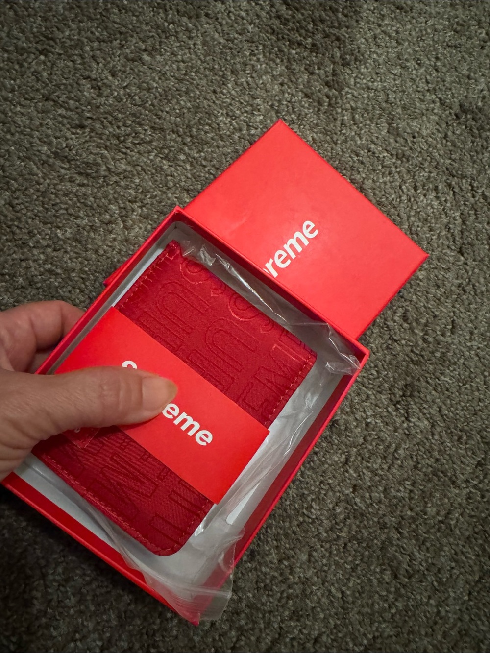 Unisex, red wallet